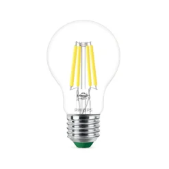 Filament Pære ^ Philips E27 LED-pære A60 2,3 W 485lm 4.000 K klar