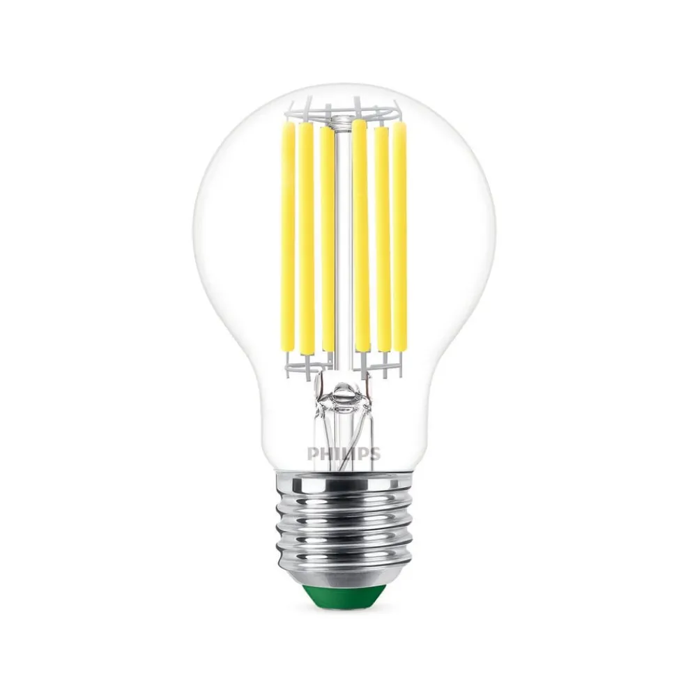 Filament Pære ^ Philips E27 LED-pære A60 5,2 W 1095lm 4.000 K klar