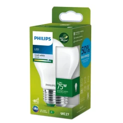 Philips Led Pærer > E27 LED-pære A60 5,2 W 1095lm 4.000 K mat