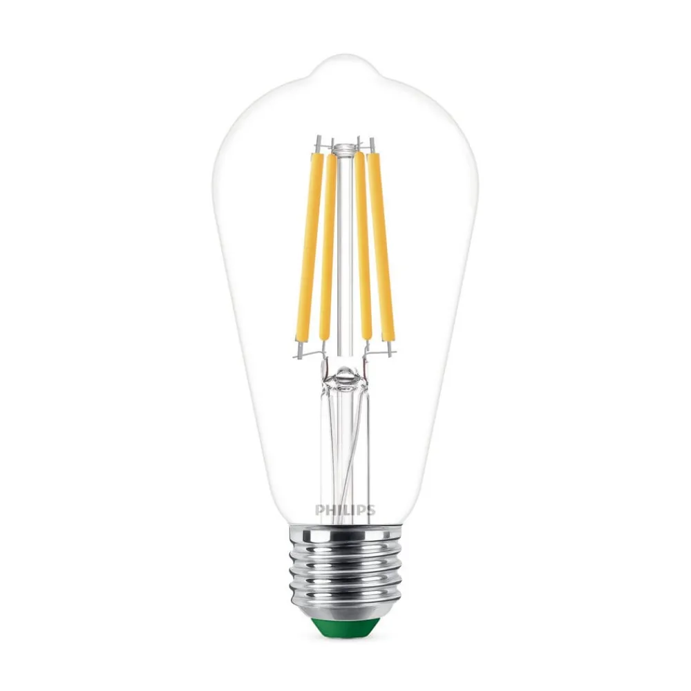 Philips Filament Pære|Led Pærer > E27 LED-pære ST64 4 W 840lm 2.700 K klar