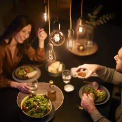 Philips Filament Pære|Led Pærer > E27 rustik LED-pære ST64 3,1W 1.800 K guld