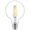 Dæmpbar Led-Pære|Filament Pære ^ Philips E27 5,9 W LED-globepære G95 klar dim 927