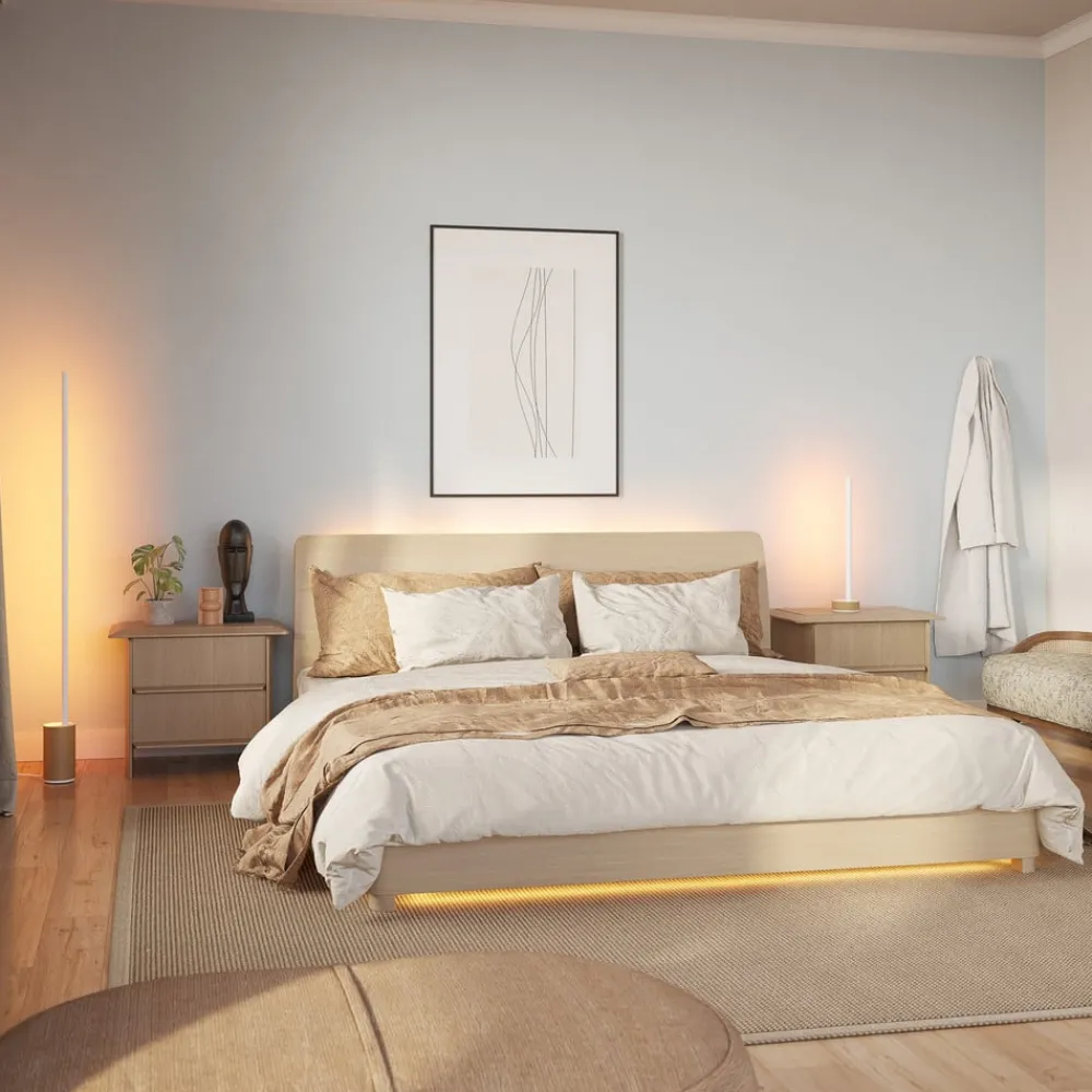 Gulvlamper ^ Philips Hue Gradient Signe Oak LED-gulvlampe