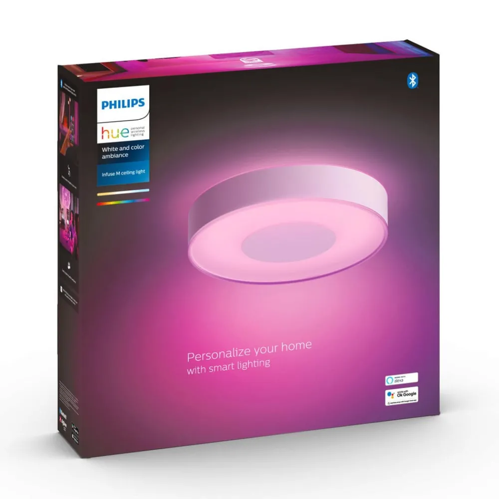 Philips Hue Loftlamper > Infuse LED-loftslampe, dæmpbar, 38,1 cm, hvid