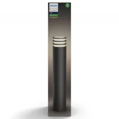 Gadebelysning ^ Philips Hue Lucca LED-gadelampe, smart, sort
