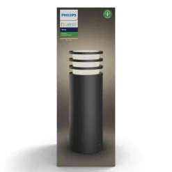 Philips Hue Sokkellamper > Lucca LED-sokkellampe, sort, smart