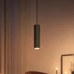 Skinnesystem ^ Philips Hue Perifo LED-pendelforlænger, sort