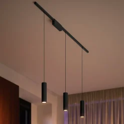 Philips Hue Arbejdsrum/Kontor > Perifo-skinne, 3 LED-pendler, sort
