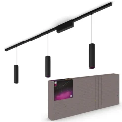 Philips Hue Arbejdsrum/Kontor > Perifo-skinne, 3 LED-pendler, sort