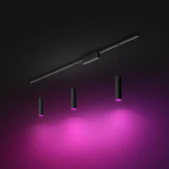 Philips Hue Arbejdsrum/Kontor > Perifo-skinne, 3 LED-pendler, sort