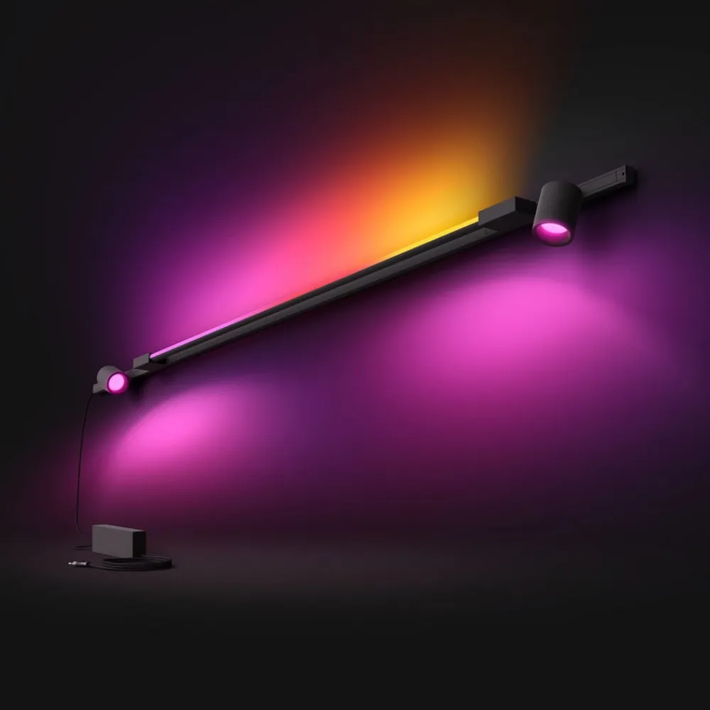Philips Hue Arbejdsrum/Kontor|Skinnesystem > Perifo 2x Spots, Gradient Tube sort