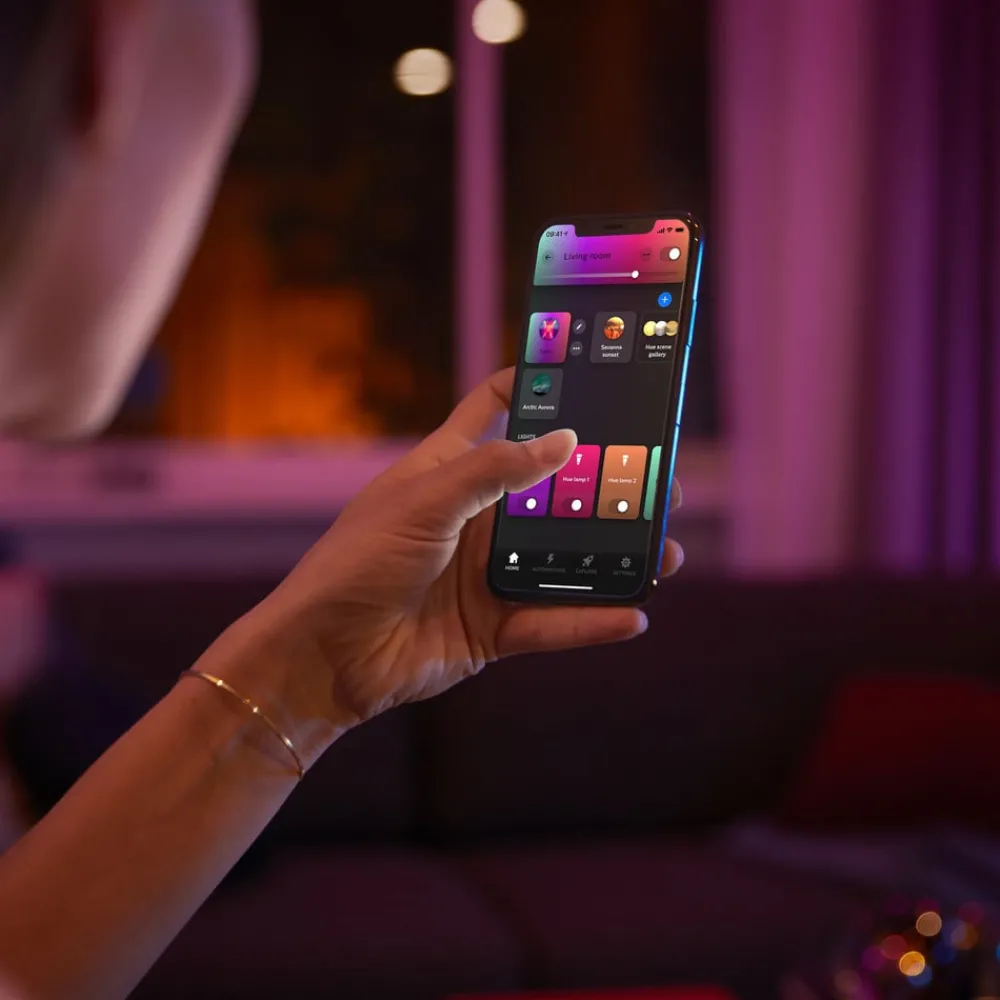 Philips Hue Arbejdsrum/Kontor|Skinnesystem > Perifo 2x Spots, Gradient Tube sort