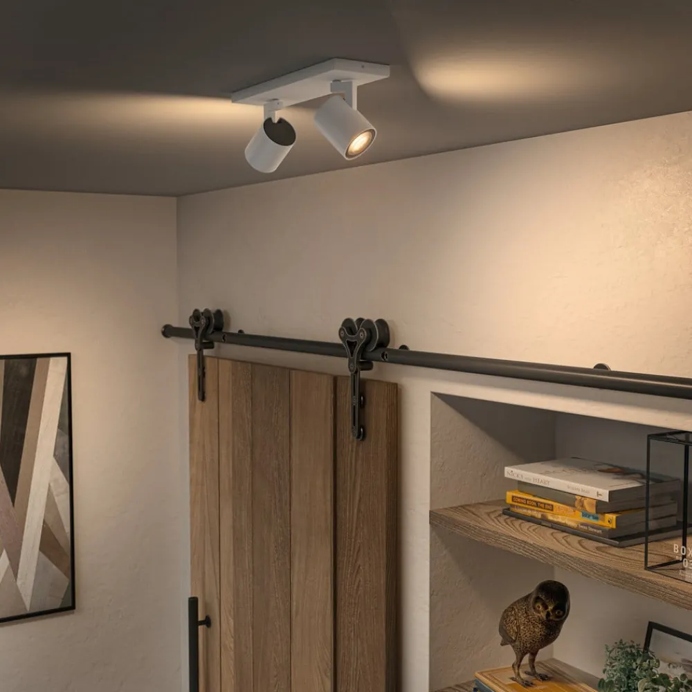 Philips Hue Loftlamper|Loftlamper > Runner LED-spot, 2 lyskilder, lysdæmper, hvid