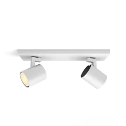 Philips Hue Loftlamper|Loftlamper > Runner LED-spot, 2 lyskilder, lysdæmper, hvid