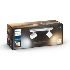 Philips Hue Loftlamper|Loftlamper > Runner LED-spot, 2 lyskilder, lysdæmper, hvid