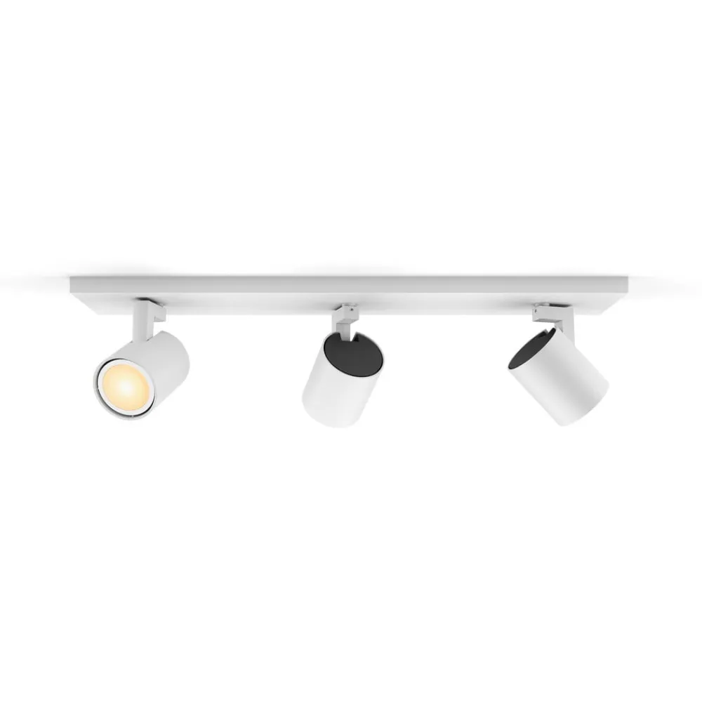 Philips Hue Gang|Loftlamper > Runner LED-spot, 3 lyskilder, lysdæmper, hvid
