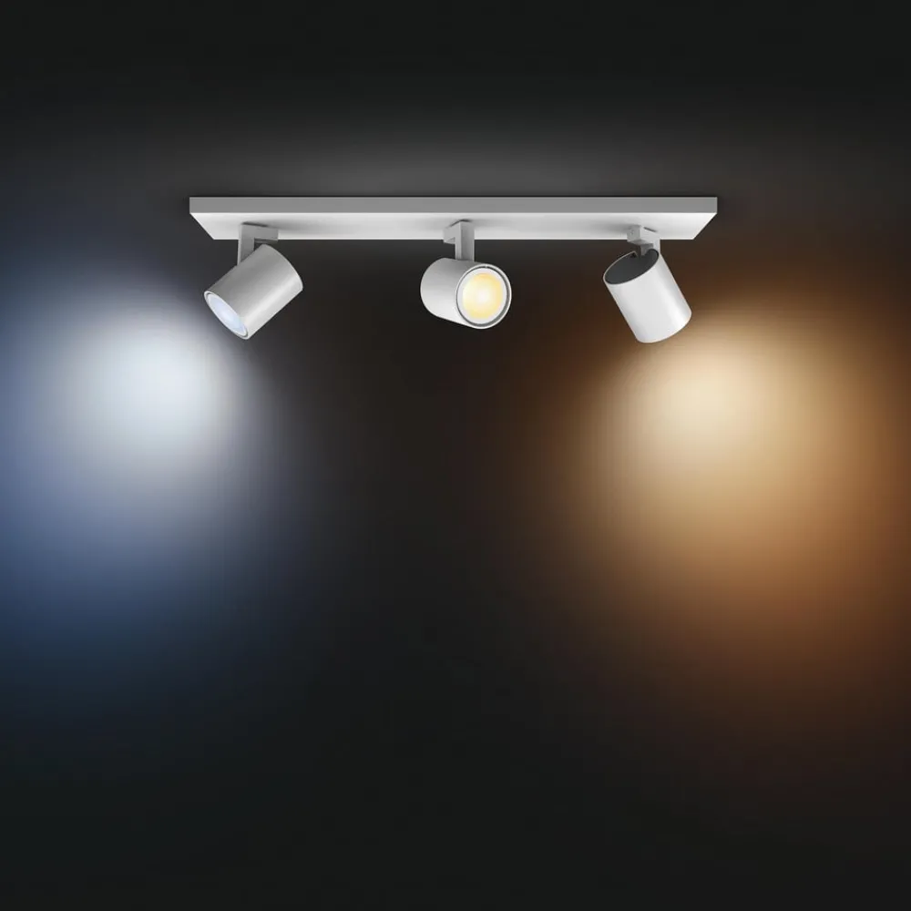 Philips Hue Gang|Loftlamper > Runner LED-spot, 3 lyskilder, lysdæmper, hvid