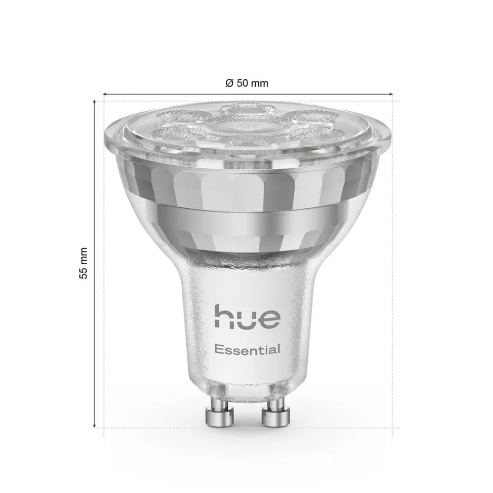 Philips Hue Dæmpbar Led-Pære|Smarte Lyskilder > Smart LED-pære GU10, 5 W RGB CCT, 3-pak
