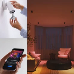 Philips Hue Dæmpbar Led-Pære|Smarte Lyskilder > Smart LED-pære GU10, 5 W RGB CCT, 3-pak