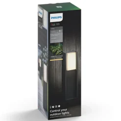 Philips Hue Sokkellamper > Turaco LED-sokkellampe, antracit, smart