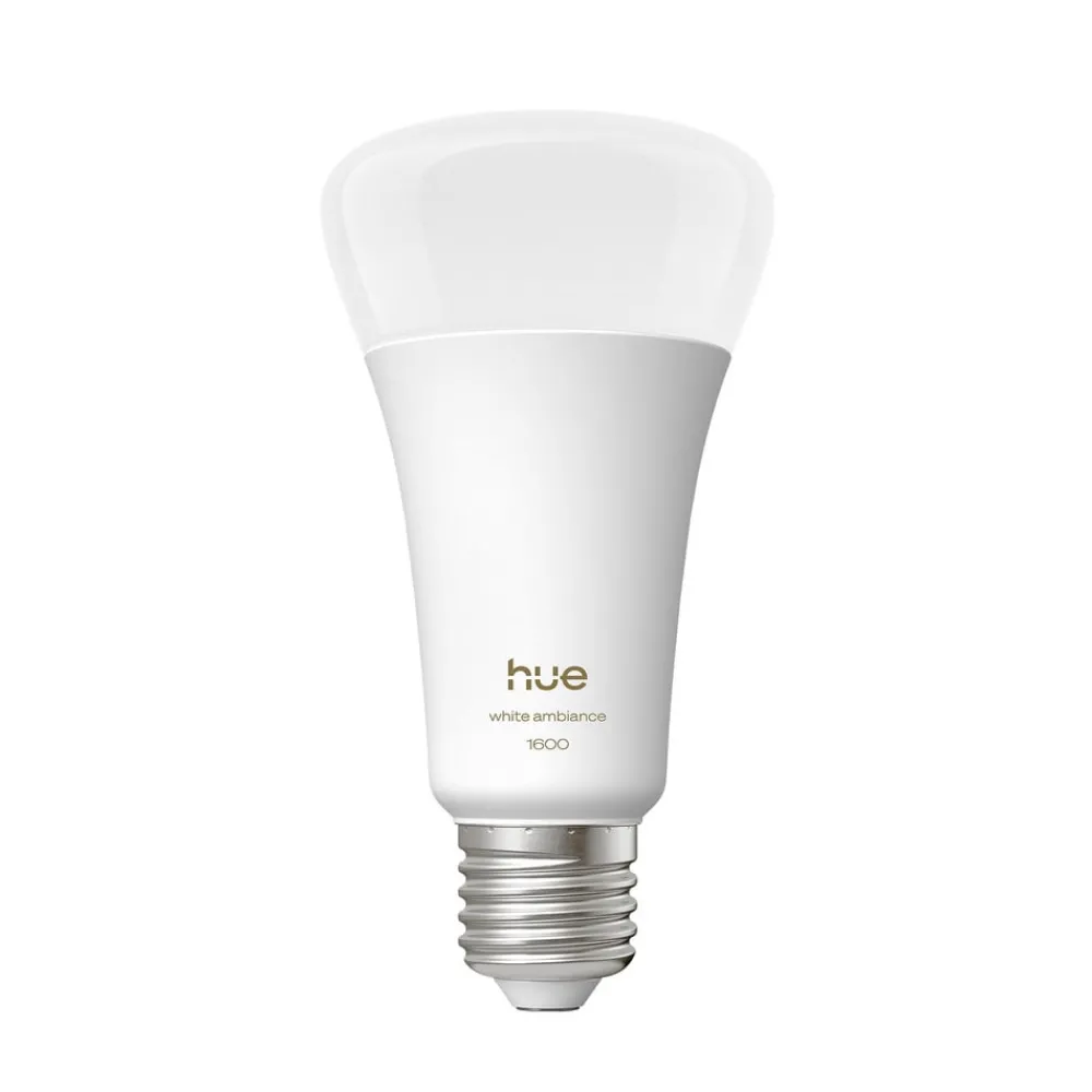 Philips Hue Dæmpbar Led-Pære|Smarte Lyskilder > White Ambiance Smart E27 LED, 11,8 W 1600 lm CCT