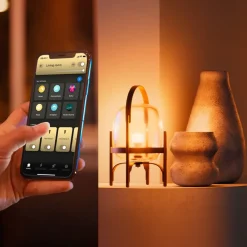 Dæmpbar Led-Pære|Smarte Lyskilder ^ Philips Hue White Ambiance Smart E27 LED, 6 W 810 lm CCT 2 stk