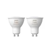 Philips Hue Dæmpbar Led-Pære|Smarte Lyskilder > White & Color Ambiance LED GU10 4,2 W, 2-pak