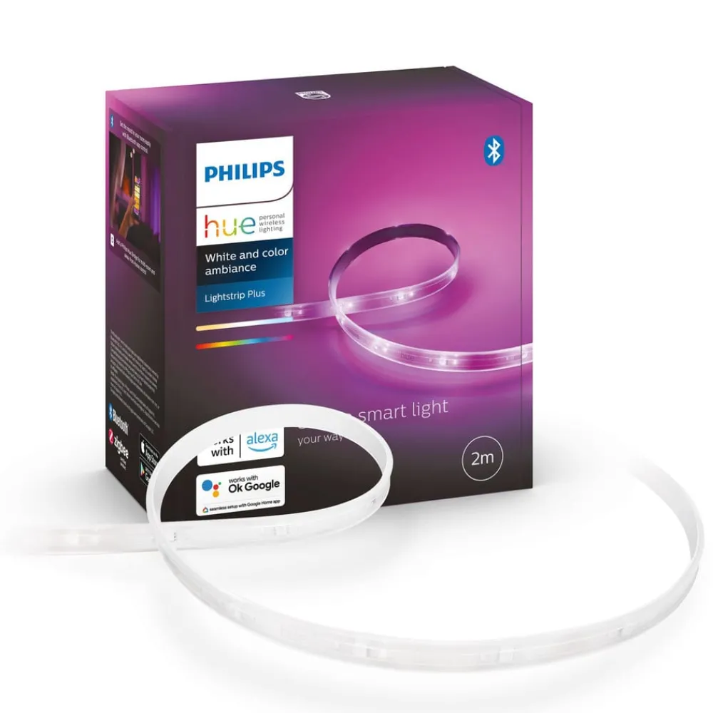 Dekorationsbelysning|Led Strips ^ Philips Hue White+Color LightStrip Plus Basis 2 m