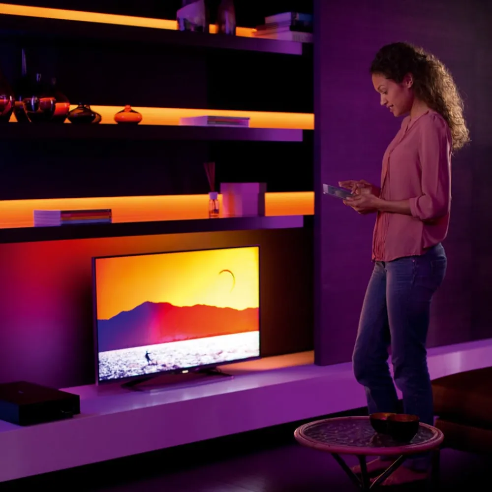Dekorationsbelysning|Led Strips ^ Philips Hue White+Color LightStrip Plus Basis 2 m