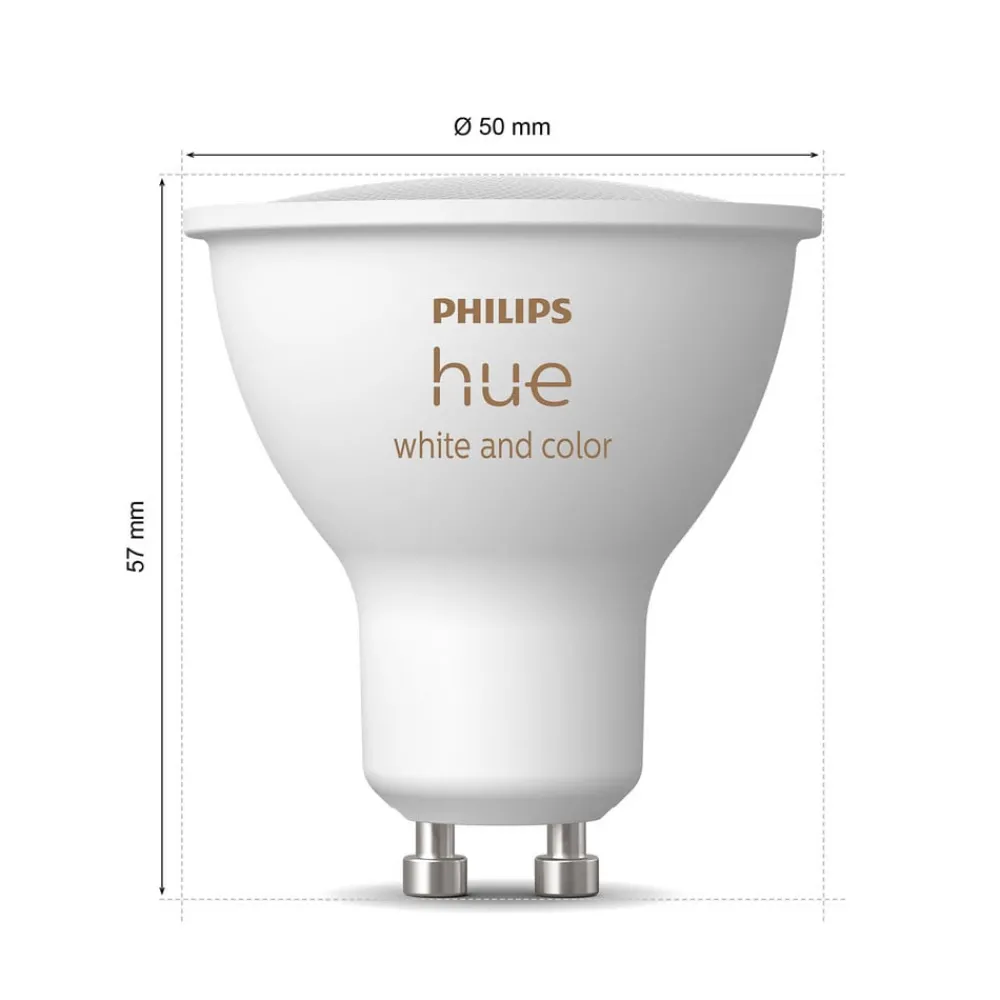 Philips Hue Smarte Lyskilder > White & Colour Ambiance LED-reflektorpære GU10 4,2 W