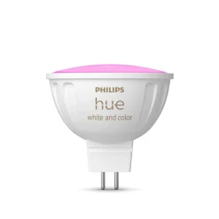 Philips Hue Smarte Lyskilder > White & Colour Ambiance LED 6,3W GU5.3