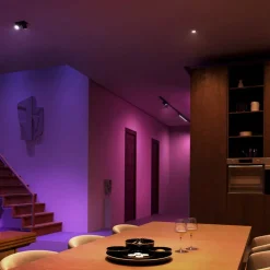 Dæmpbar Led-Pære|Smarte Lyskilder ^ Philips Hue White & Colour Ambiance 6,3W GU5.3 2 stk