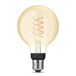 Philips Hue Dæmpbar Led-Pære|Smarte Lyskilder > White filamentpære globe G93 E27 7,2 W