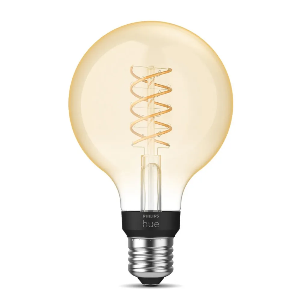 Philips Hue Dæmpbar Led-Pære|Smarte Lyskilder > White filamentpære globe G93 E27 7,2 W