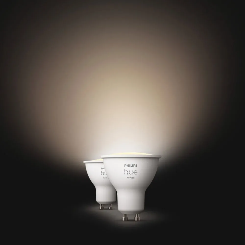 Philips Hue Smarte Lyskilder > White LED-reflektorpære GU10 4,2 W, 2-pak