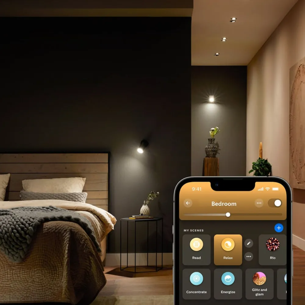 Philips Hue Smarte Lyskilder > White LED-reflektorpære GU10 4,2 W, 2-pak