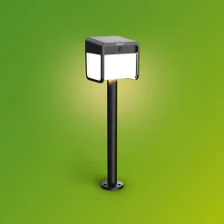 Philips Solcelle Lampe Med Sensor|Solcellelamper > LED-lampe med jordspyd Ezra UE, plast, IP44