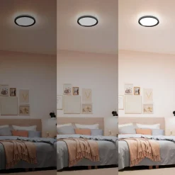 Philips Arbejdsrum/Kontor|Loftlamper > LED-loftlampe Aio RD sort Ø 30 cm fjernbetjening