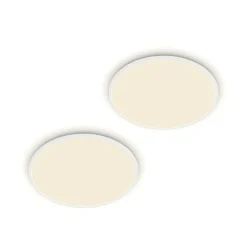 Philips Arbejdsrum/Kontor|Loftlamper > LED-loftlampe SuperSlim 2-pak IP44 Ø 25 cm 4.000 K