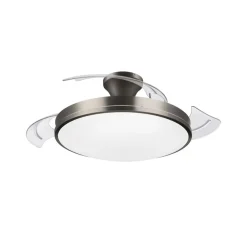 Philips Loftventilatorer > LED-loftventilator Atlas, nikkel, støjsvag, CCT