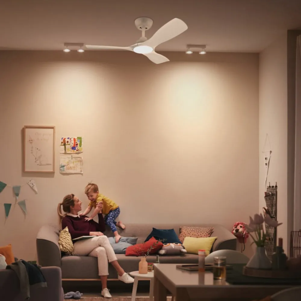 Philips Loftventilatorer > LED-loftventilator Fix Blade Ø 106 cm, hvid, støjsvag