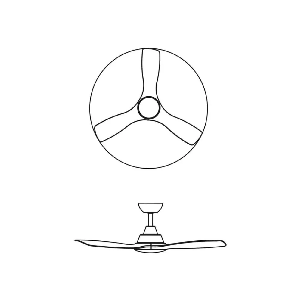 Philips Loftventilatorer > LED-loftventilator Fix Blade Ø 106 cm, hvid, støjsvag