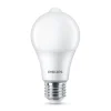 Philips Led Pærer > LED-pære E27 A60 sensor 8W 2.700K, mat