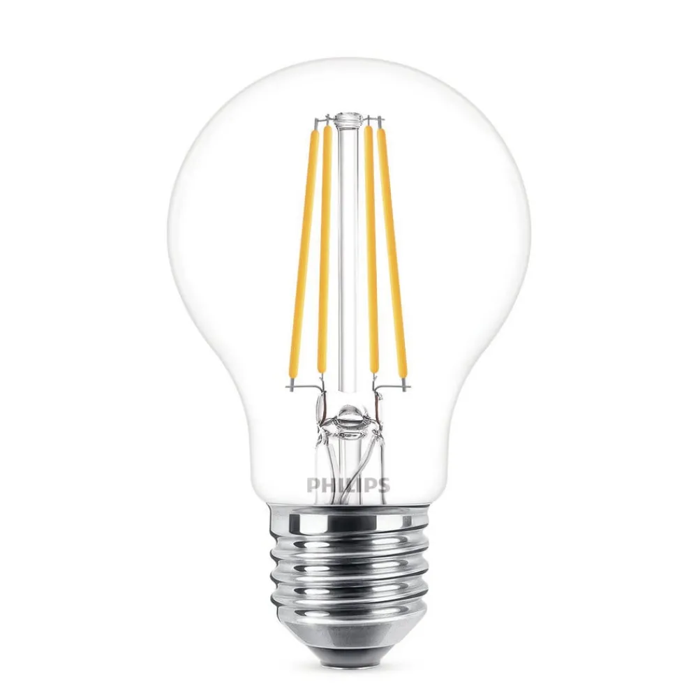 Philips Filament Pære > LED-pære E27 7 W 850lm 4.000 K klar 3 stk