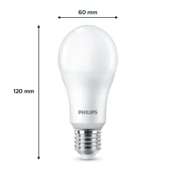 Led Pærer ^ Philips LED-pære E27 13 W 1.521lm 2.700 K mat 2