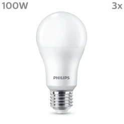Led Pærer ^ Philips LED-pære E27 13 W 1.521lm 2.700 K mat 3