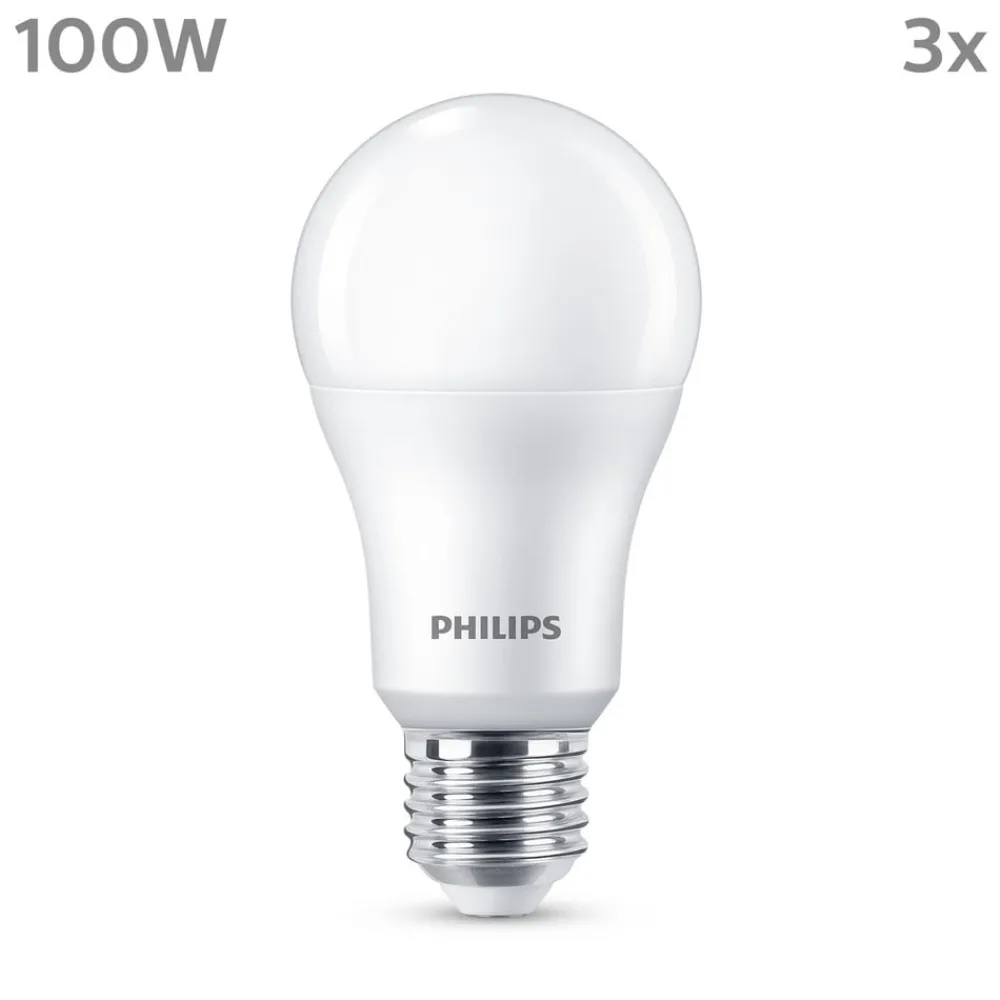 Led Pærer ^ Philips LED-pære E27 13 W 1.521lm 2.700 K mat 3