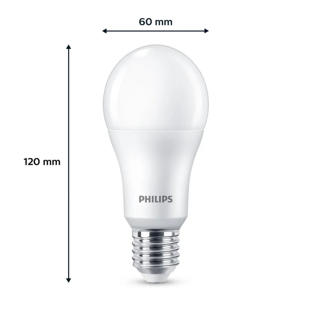 Led Pærer ^ Philips LED-pære E27 13 W 1.521lm 2.700 K mat 3