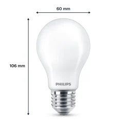 Philips Led Pærer > LED-pære E27 7 W 806lm 2.700 K mat 3 stk