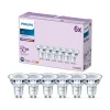 Philips Led Pærer > LED-pære GU10 4,6W 390lm 840 klar 36° 6stk